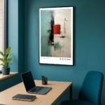 Emotionale Abstraktion, von Rothko inspirierte Poster im Kunststil