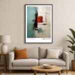Emotionale Abstraktion, von Rothko inspirierte Poster im Kunststil