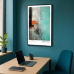 Emotionale Abstraktion, vom Rothko-Stil inspirierte Kunstposter