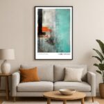 Emotionale Abstraktion, vom Rothko-Stil inspirierte Kunstposter