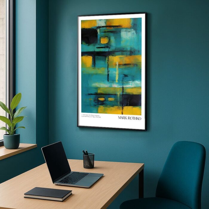 Emotionale Abstraktion Kunstposter im Mark Rothko-Stil
