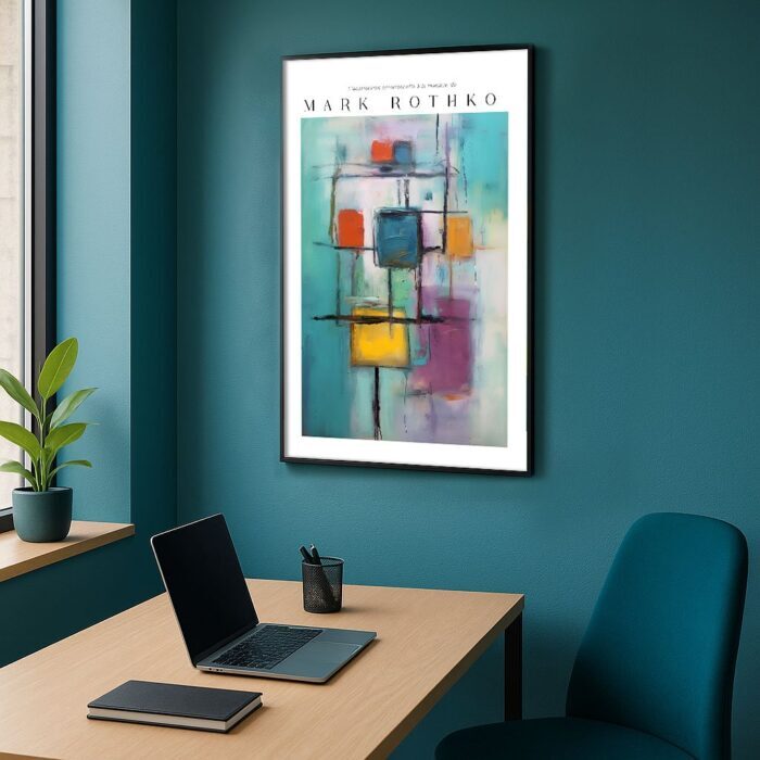 Poster zur emotionalen Abstraktion und Reproduktion im Mark Rothko