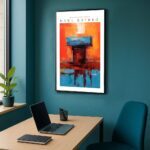 Von Rothko inspirierte Kunstposter im abstrakten expressionistischen Stil