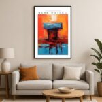 Von Rothko inspirierte Kunstposter im abstrakten expressionistischen Stil
