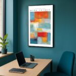 Von Mark Rothko inspiriertes farbenfrohes modernes abstrakter Kunstdruck