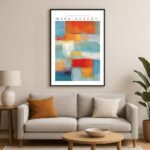 Von Mark Rothko inspiriertes farbenfrohes modernes abstrakter Kunstdruck