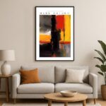 Mark Rothko Retro Kunstposter im Emotionalen Abstraktionsstil