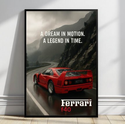 Ferrari F40 Poster