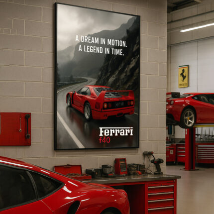 Ferrari F40 Werkstatt