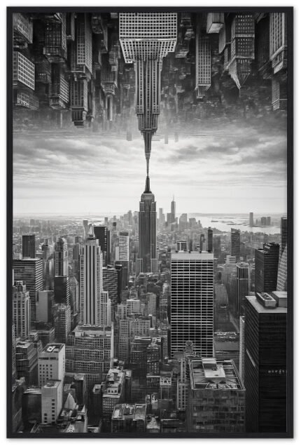 New York Inverted Poster