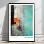 Emotionale Abstraktion, vom Rothko-Stil inspirierte Kunstposter