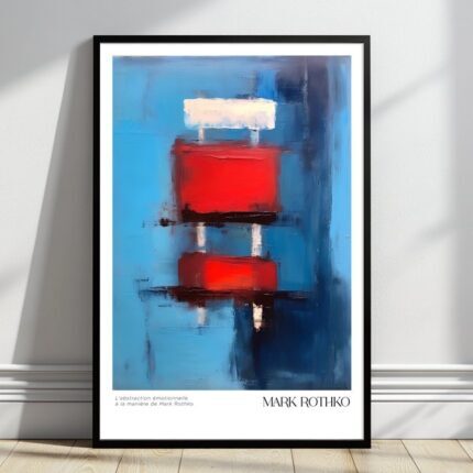 Emotionale Abstraktion im Stil von Mark Rothko Poster