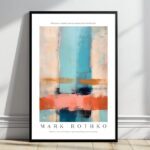 Abstrakte Malerei Poster inspiriert von Mark Rothko