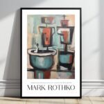 Von Mark Rothko inspirierte Poster für abstrakte Kunst und emotionale Abstraktion