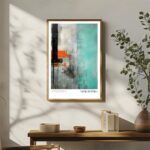 Emotionale Abstraktion, vom Rothko-Stil inspirierte Kunstposter