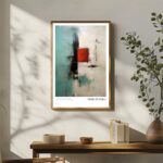 Emotionale Abstraktion, von Rothko inspirierte Poster im Kunststil