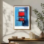 Emotionale Abstraktion im Stil von Mark Rothko Poster