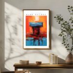 Von Rothko inspirierte Kunstposter im abstrakten expressionistischen Stil