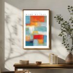 Von Mark Rothko inspiriertes farbenfrohes modernes abstrakter Kunstdruck