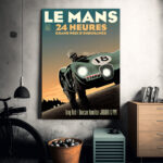 Grand Prix Europe Nurburg-Ring Hockenheim Vintage Car Racing Poster Historic Prints 50s 60s 70s (Unframed)