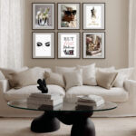 Make Up Fashion Deko Bilder 6er Set Wohnzimmer Schlafzimmer Laden Geschäft Moderne Poster zum Einrahmen