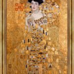 Bildnis Adele Bloch Bauer Gustav Klimt Bild mit Rahmen in Gold (Kopie)