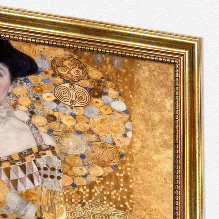 Bildnis Adele Bloch Bauer Gustav Klimt Bild mit Rahmen in Gold (Kopie)