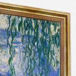 Claude Monet Nymphéas Bild mit Rahmen in Gold