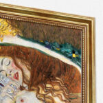 Danae I von Gustav Klimt Bild mit Rahmen in Gold (Kopie)