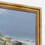 Das Eismeer Caspar David Friedrich Bild mit Rahmen in Gold