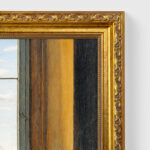 Woman at the Window by David Caspar Friedrich Wall Art with Golden Frame Old Master Painting Reproduction Print for Home and Office Decorations