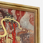 Hygieia von Gustav Klimt Bild mit Rahmen in Gold (Kopie)