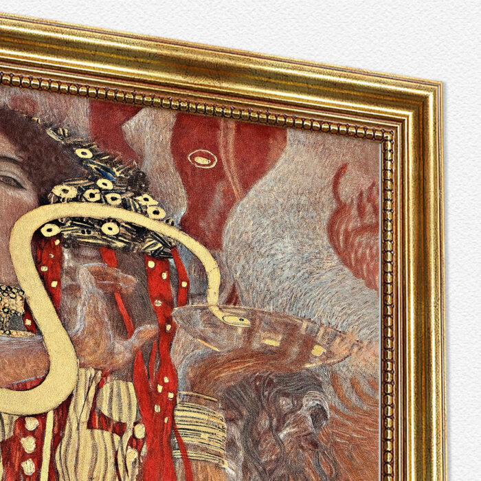 Hygieia von Gustav Klimt Bild mit Rahmen in Gold (Kopie)