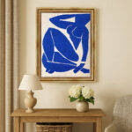 Blue Nude II Henri Matisse Bild mit Rahmen in Gold (Kopie)