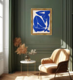 Blue Nude II Henri Matisse Bild mit Rahmen in Gold (Kopie)