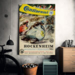 Grand Prix Europe Nurburg-Ring Hockenheim Vintage Car Racing Poster Historic Prints 50s 60s 70s (Unframed)