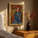 Junge mit der Pfeife Pablo Picasso Bild mit Rahmen in Gold (Kopie)