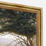 Kreidefelsen von David Caspar Friedrich Bild mit Rahmen in Gold (Kopie)