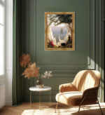 Kreidefelsen von David Caspar Friedrich Bild mit Rahmen in Gold