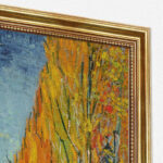 L’Allée des Alyscamps Vincent van Gogh Bild mit Rahmen in Gold (Kopie)