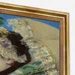 Der Frühling von Édouard Manet Bild mit Rahmen in Gold (Kopie)