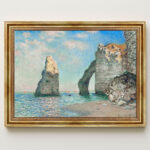 Die Klippen von Étretat von Claude Monet