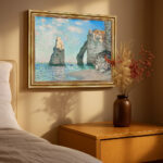 Die Klippen von Étretat von Claude Monet