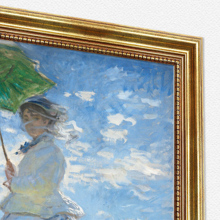 Frau mit Sonnenschirm – Madame Monet und ihr Sohn Claude Monet Bild mit Rahmen (Kopie)