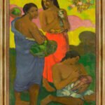 Maternite II (Mutterschaft) von Paul Gauguin Bild mit Rahmen in Gold (Kopie)