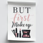Make Up Fashion Deko Bilder 6er Set Wohnzimmer Schlafzimmer Laden Geschäft Moderne Poster zum Einrahmen