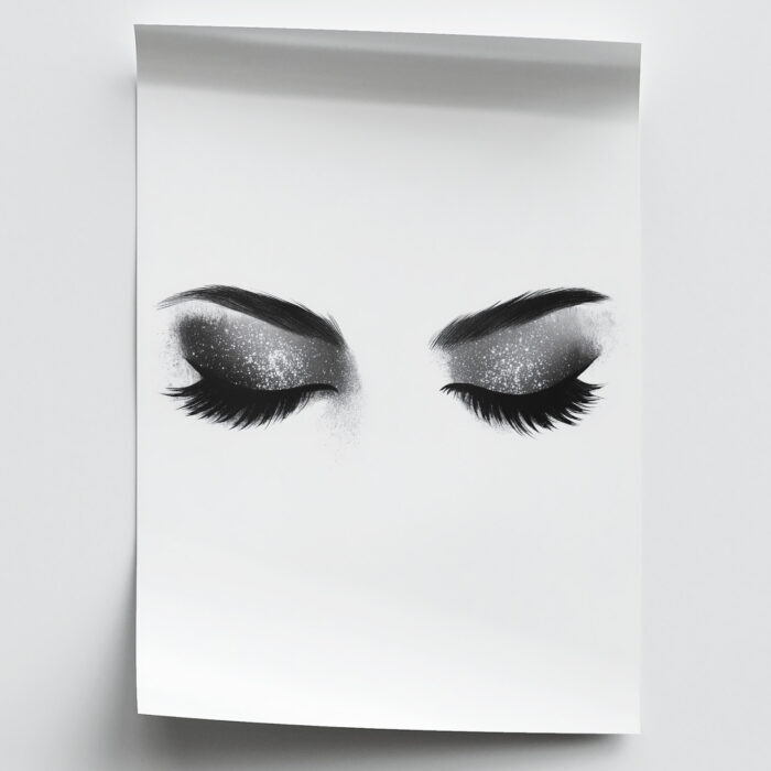 Make Up Fashion Deko Bilder 6er Set Wohnzimmer Schlafzimmer Laden Geschäft Moderne Poster zum Einrahmen