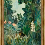 The Equatorial Jungle 1909 Henri Rousseau Bild mit Rahmen in Gold (Kopie)