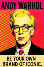 Andy Warhol Pop Art Poster Ikone Kunst Wandbild Moderne Dekoration