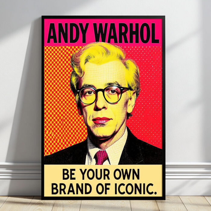 Andy Warhol Pop Art Poster Ikone Kunst Wandbild Moderne Dekoration